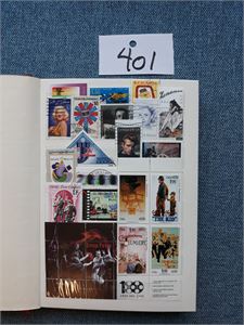 MOTIV: FILM, TEATER, KULTUR 450-500 merker i innstikksbok. Brukte og ubrukte. Utrop 175 på en annen auksjon