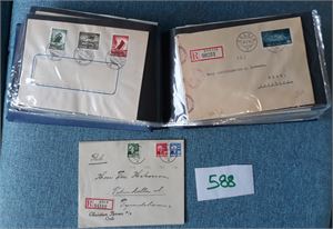 FDC/SPESIALSTEMPLER Diverse 1932-67 i perm. Bjørnson mangler 1 merke (Hk 2300 for ok). Dublisert lot inkl flere ulike vignetter