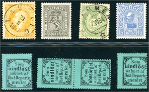 Norgessamling til 2000 i et Leuchtturm-album i 2 bind. Også et album med diverse.