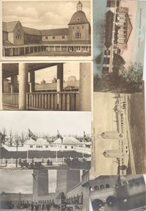 Lot 7 stk kort fra Jubileumsutstillingen 1914.  6 stk brukt