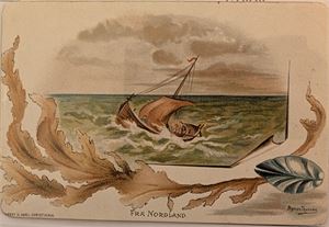 THORSEN, Agnes, kartongkort datert 1897, utgiver Abel.