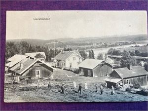 BUSKERUD  Lierstranden - stmpl Kristiania St.H