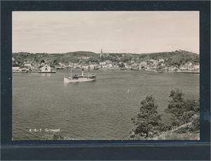 8-B-1 GRIMSTAD (Normann), Ubrukt, storformat, meget pent