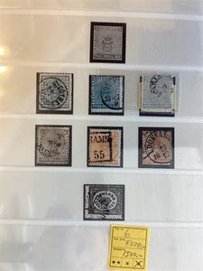 Sverige, samling 1855 - 1945 stemplet.  Overkomplett samling med svært pent stemplede merker.  Høy verdi og spennende samling på Linder albumark.