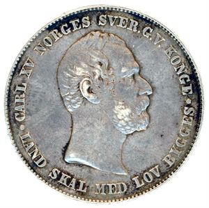 1 Speciedaler 1862. 13, NM 2. 1+
