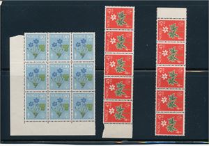 Nk 479-80 xx. Sanitet 45øre x10 og 90øre x9 (Hk 1020)