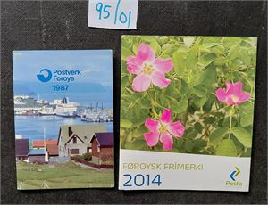 FÆRØYENE - ÅRSMAPPER 1987 og 2014