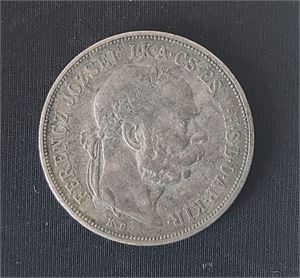ÖSTERRIKE-UNGERN Francis Joseph I 5 Korona 1900. 24 gr, 0.900 silver. (Kv. 1)