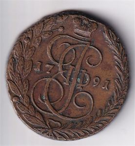 Russland 5 Kopek  EM 1791
