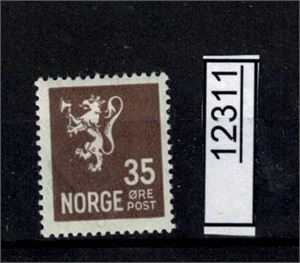 Nk 149 xx. 35øre oliven, pent merke (Hk 3100)