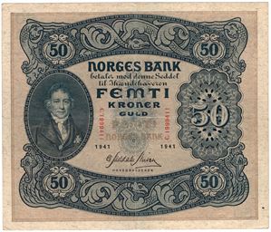 50 kroner 1941 C.1999411. Kv.1+