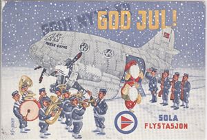 Fly GOD JUL, Sola Flystasjon st. 17-12-55