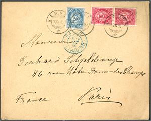 Drøyt 100 forsendelser fra ca 1860 til 1965 i et Leuchtturmalbum. Alle med tilknytning til Norge.