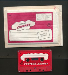 POSTENS LYDBREV Ubrukt i originalkonvolutt. Kun brukt en kort periode, dette er nærmest posthistorie