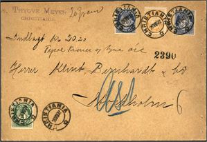 Ca 100 norske brev med hovedvekt på 1910 til 1960 montert i album.