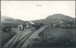 Brandu. Fra jernbanen. K-1