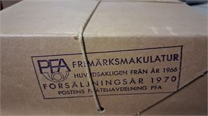 SVERIGE postförseglad kilovara 1970