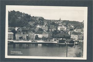 TVEDESTRAND (A. Jorkjend). Postsendt 1936 meget pent