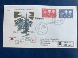 NK 558-59 Folkehøyskole FDC