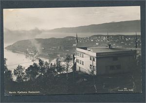 NARVIK. FJELLHEIM RESTAURANT (652 Julius Brekke) sendt til Hamar via Sverige 1931