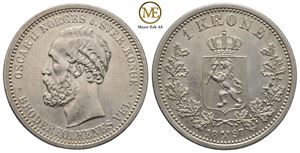 1 krone 1897 Oscar II. Kv.0