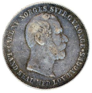 1/2 Speciedaler 1862. 11, NM 9. 1