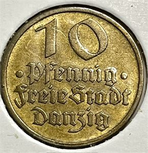 Danzig - 10 Pfennig  1932