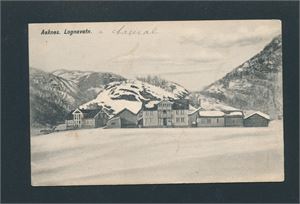 AAKNES, LOGNAVATN (anonymt) stemplet "EIKEN 1914". Frimerket ødelagt