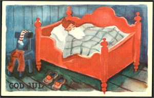 Drøyt 300 kunstnerkort, de fleste i småformat. Sortert etter kunstnere.