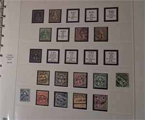 SCHWEIZ samling 1843-1940-tal i SAFE förtrycksalbum med fickor. Ojämnt besatt klassisk del, bättre