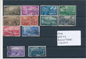 ITALIA o Mi 748-59, 1948 revolusjonsjubileum (€ 55)