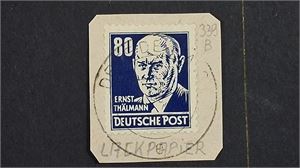 DDR vackert monterad samling i tre album till synes komplett inklusive den svåra Mi 339xb på klipp (Mi special € 1200),