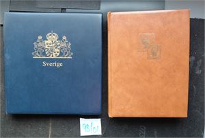 SVERIGE Komplett ubrukt samling 1970-76 i Safe album. En god del hengslet. I tillegg masse ubrukte merker i 64 siders bok inkl noen fra 2013