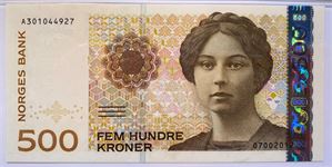 500 kroner 2012. 7 utg. 66 EPQ