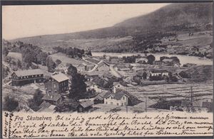 Skotselv , Oversiktskort (Handelslaget) Udelt bakside , stemplet 1904