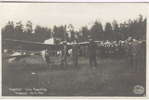 Fly Ingeniör Lie's Flyvning Elverum 28-7-1912 (Abel,2)  st. 11.9.12