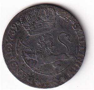 24 skilling 1939 NMB 12A.  Kvalitet 1+