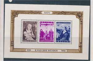 BELGIA xx Mi Bl 21, van der Weyden (€ 150)