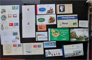 Diverse fra opprydding. Prestisjehefter, FDC og noen andre hefter fra land i Europa