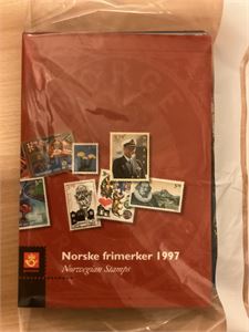Årssett, Postens årssett 1986 - 1989 + 1994**  (og 1997 stemplet)