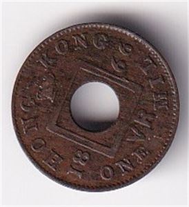 Hong Kong 1 mil 1866