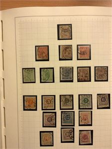 Sverige Samling 1976-2010 ** samt noen veldig tidlige merker stemplet i Leuchtturm album