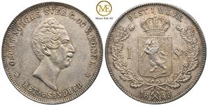 Speciedaler 1849 Oscar I. Kv.01