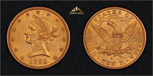 USA 10 dollar 1892