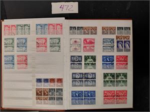 KOLONIER/SAMVELDET Mange merker i 16 siders bok inkl en god del fellesutgaver