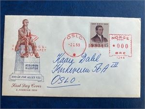 NK 474 Kloster FDC - spesielt stempel !!