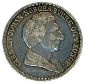 1 Speciedaler 1844. Svakt kantmerke og svak grafitti. NM 15, KM 313. 1/1+