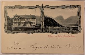 ROMSDAL. Hilsen fra Hotel Romsdalshorn, ikke sendt.