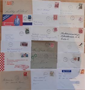 Brevlot: ca 600 brev/kort, C6. Det meste fra Troms, mest 1970-2000. Blandet kv.