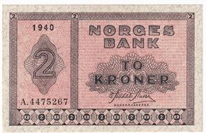 2 kroner 1940 A. A.4475267
